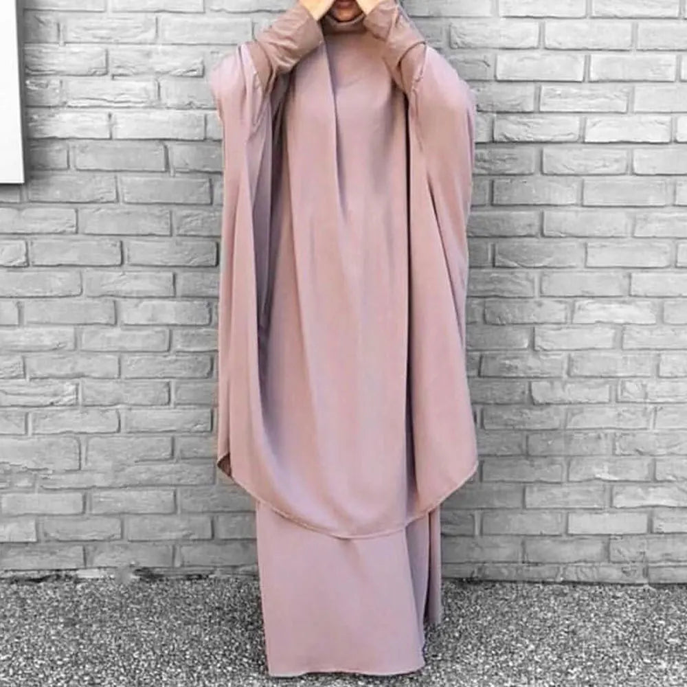 Ramadan Eid Muslim Prayer Garment for Women, Abaya, Jilbab, Hijab, Long Khimar Robe, Islam Clothing, Niqab Djellaba, Burka