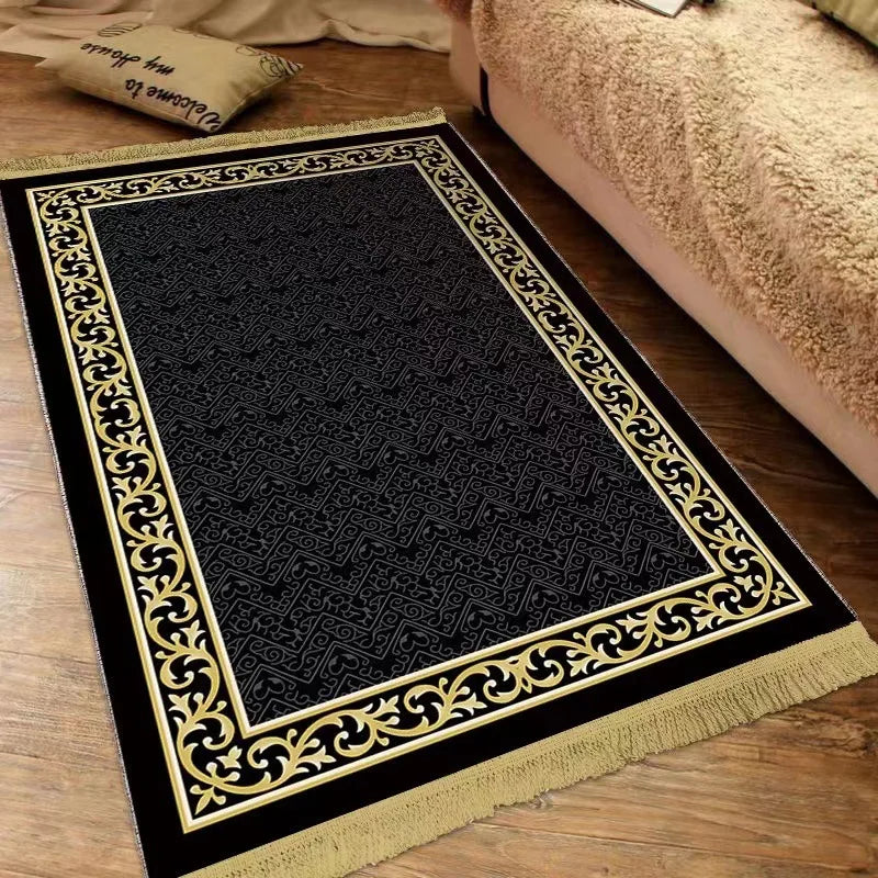 Islam Thick Prayer Rug Man Prayer Mat for Muslim Ramadan Thickened Soft Man Prayer Mat Portable Prayer Rugs kids Prayer Rug