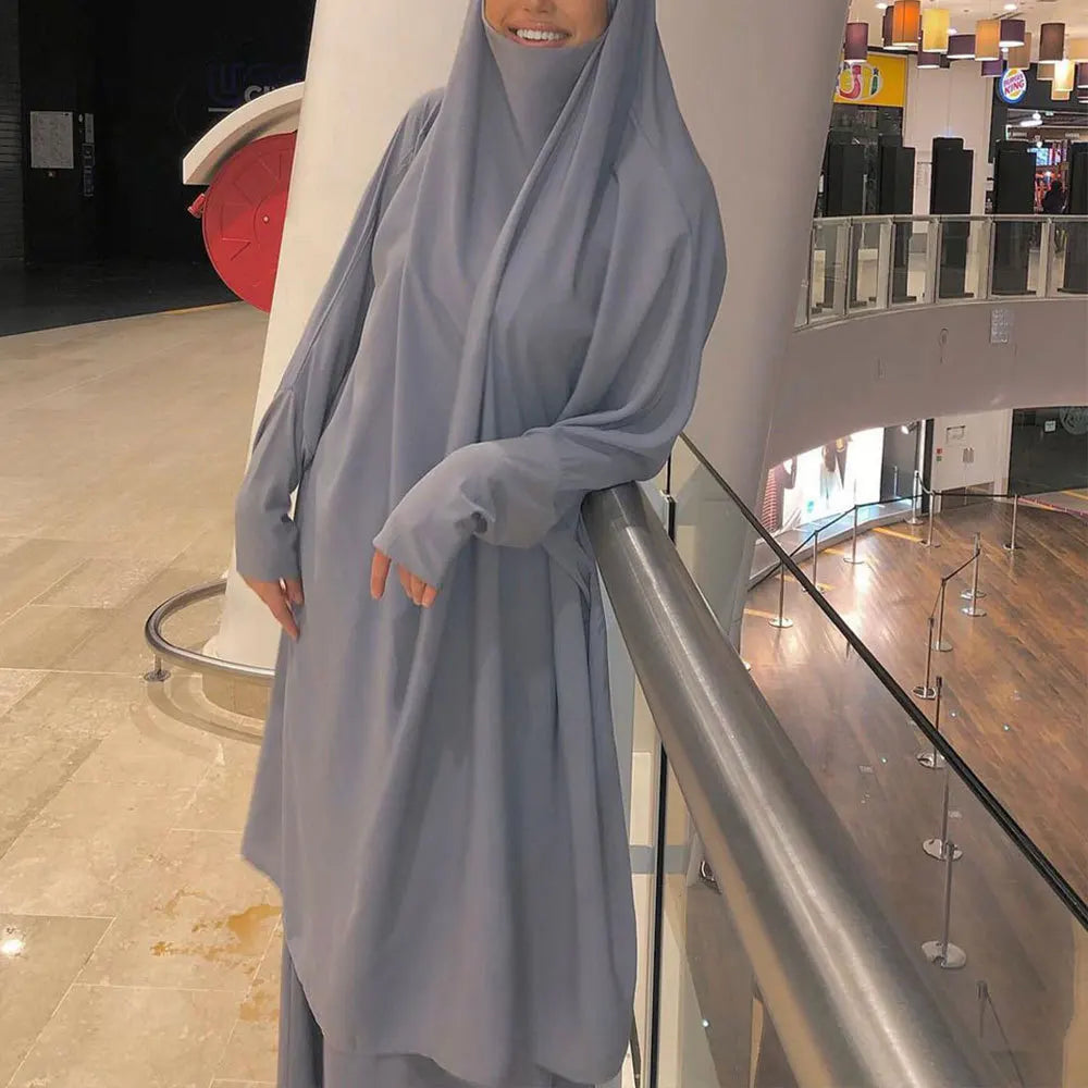 Ramadan Eid Muslim Prayer Garment for Women, Abaya, Jilbab, Hijab, Long Khimar Robe, Islam Clothing, Niqab Djellaba, Burka