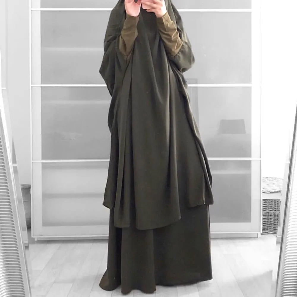 Ramadan Eid Muslim Prayer Garment for Women, Abaya, Jilbab, Hijab, Long Khimar Robe, Islam Clothing, Niqab Djellaba, Burka