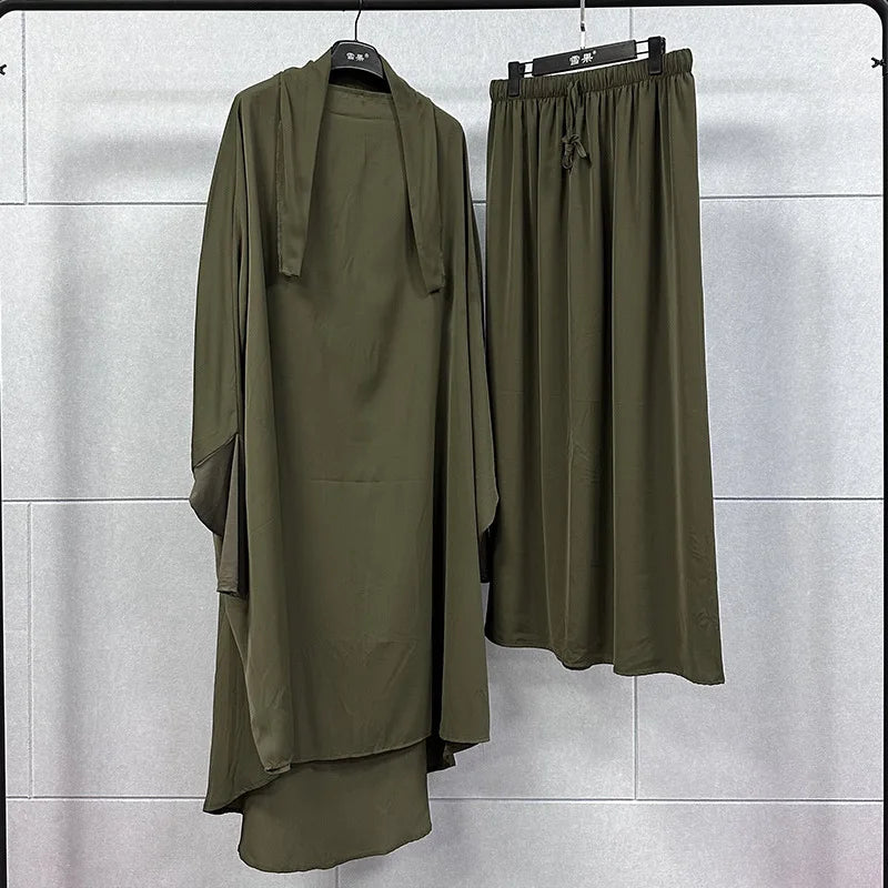 Ramadan Eid Muslim Prayer Garment for Women, Abaya, Jilbab, Hijab, Long Khimar Robe, Islam Clothing, Niqab Djellaba, Burka