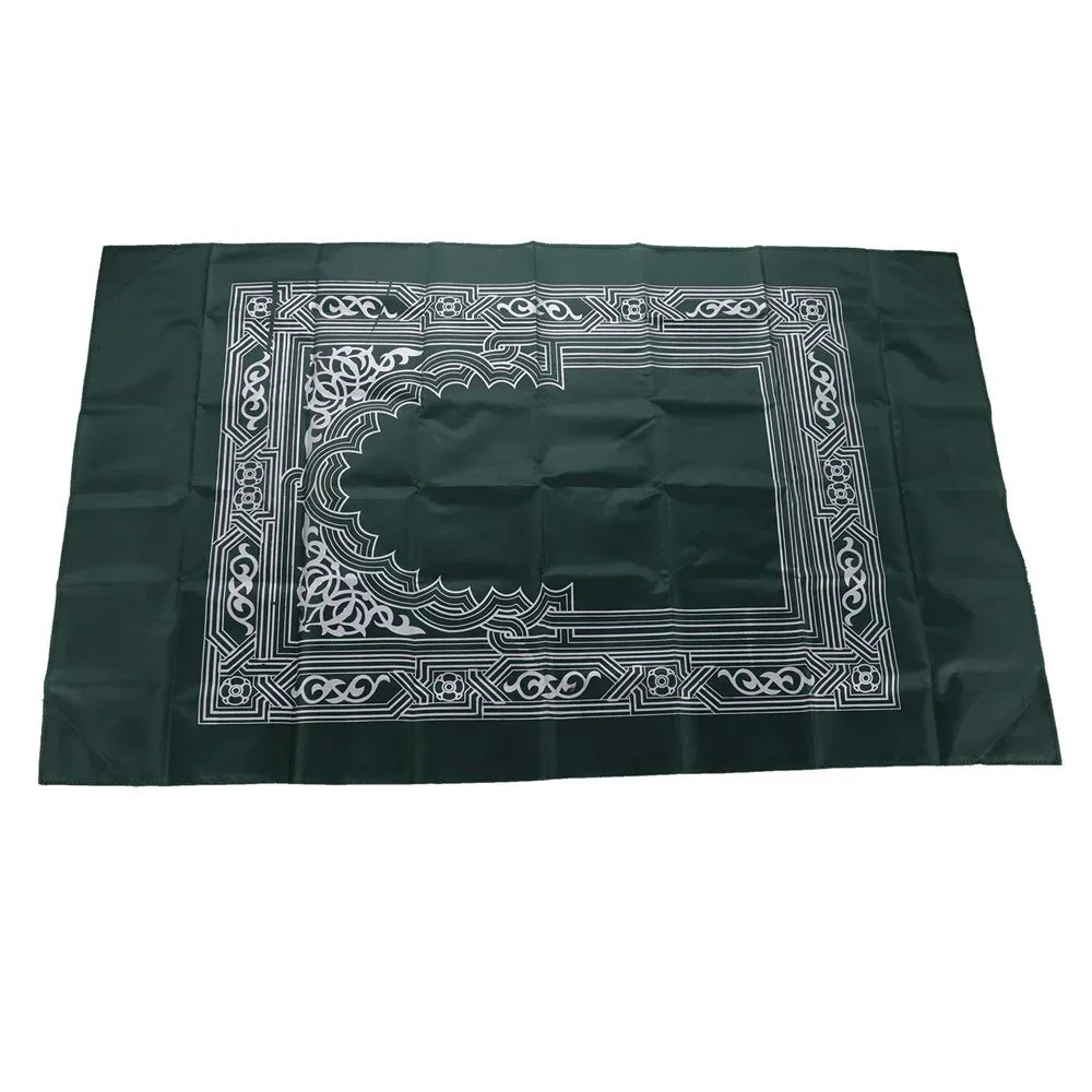 Portable Prayer Pocket Prayer Rug Islamic Gift Muslim Waterproof Praying Rug with Compass Travel Praying Blanket 100*60cm