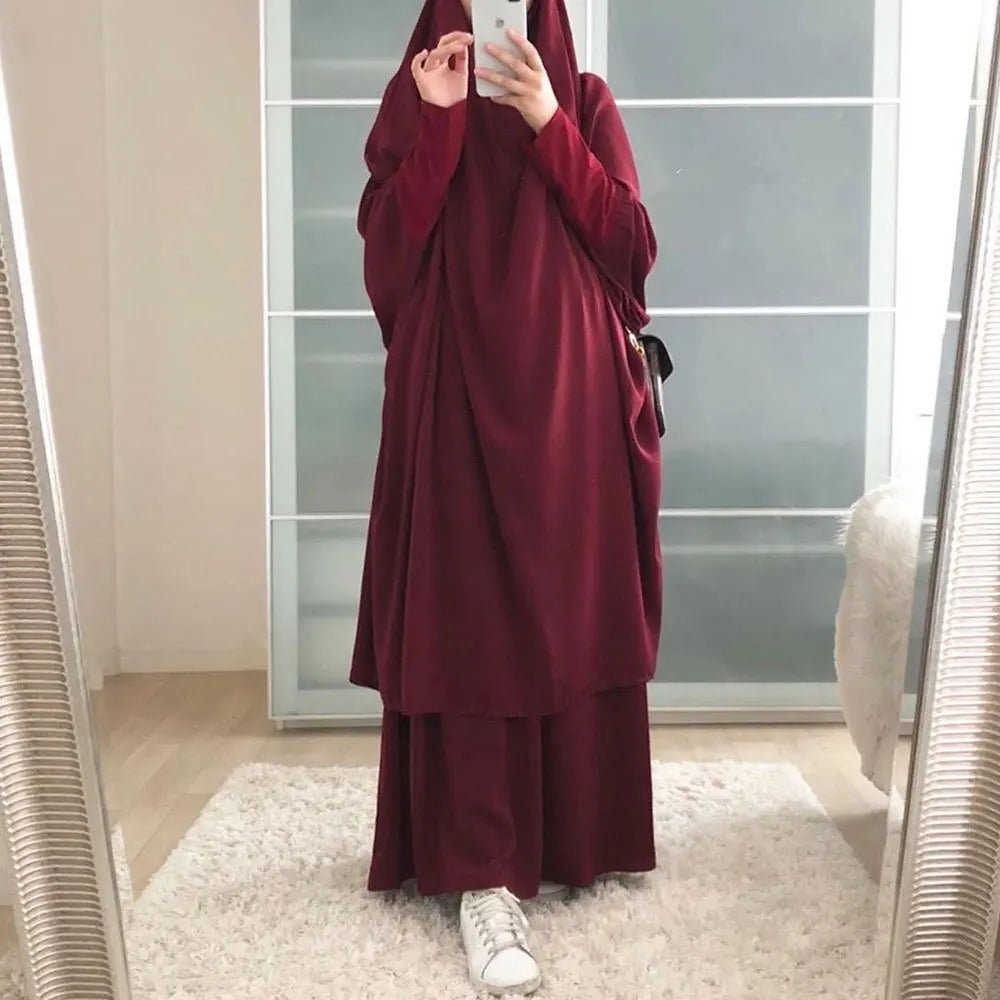 Ramadan Eid Muslim Prayer Garment for Women, Abaya, Jilbab, Hijab, Long Khimar Robe, Islam Clothing, Niqab Djellaba, Burka