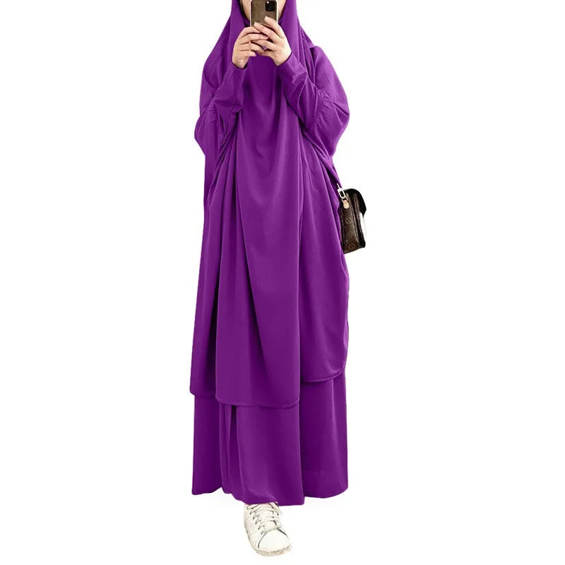 Ramadan Eid Muslim Prayer Garment for Women, Abaya, Jilbab, Hijab, Long Khimar Robe, Islam Clothing, Niqab Djellaba, Burka