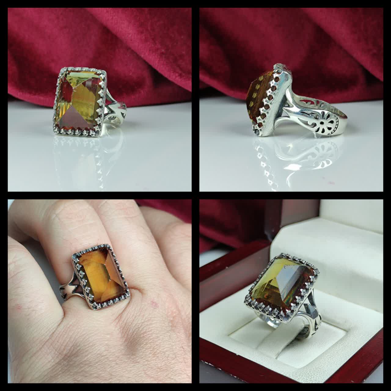 Amber ring